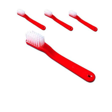 효도상품 힘들이지 않고 닦을 수 있는 틀니 전용 칫솔 X 4개입