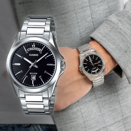 백화점AS 카시오 스텐다드 메탈 시계 클래식 39mm MTP-1370D-1A1V