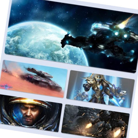 마우스패드인쇄 스타크래프트 게이밍장패드 2XL 900x400x4mm