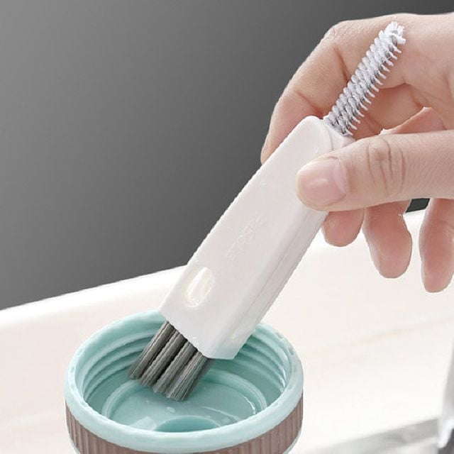 뚜껑틈새세척솔 패킹분리스틱 밀폐용기 고무패킹 세척 단일 - 메인 이미지
