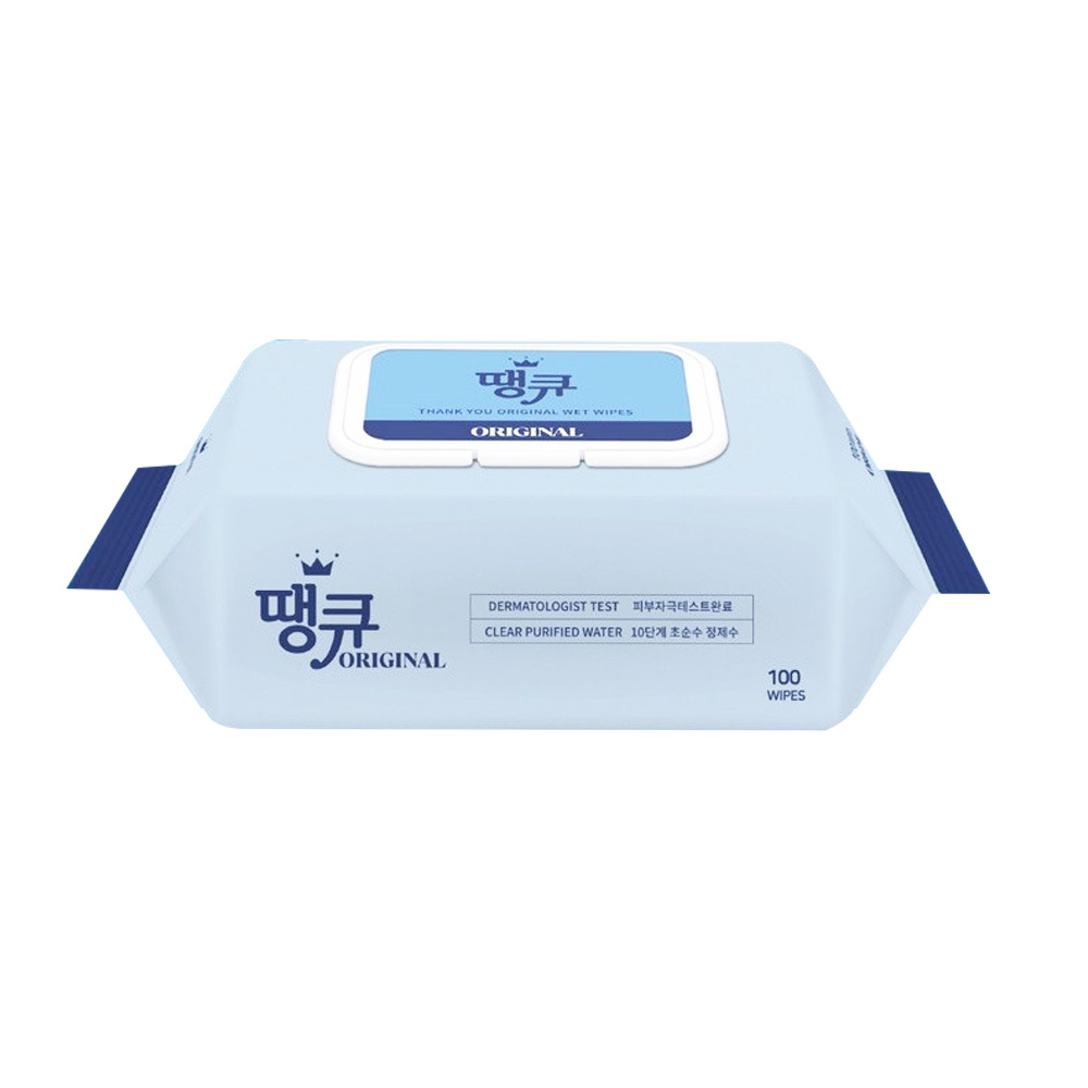 땡큐 오리지널 물티슈 캡형 100매