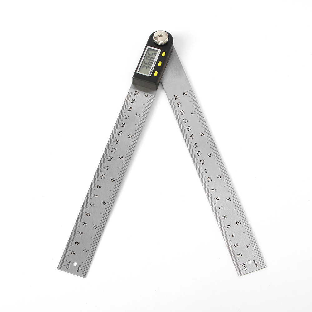 각도계 360도 디지털 각도기(20cm)목공용 스틸자 각도측정기 각도기 - 상세 이미지 2