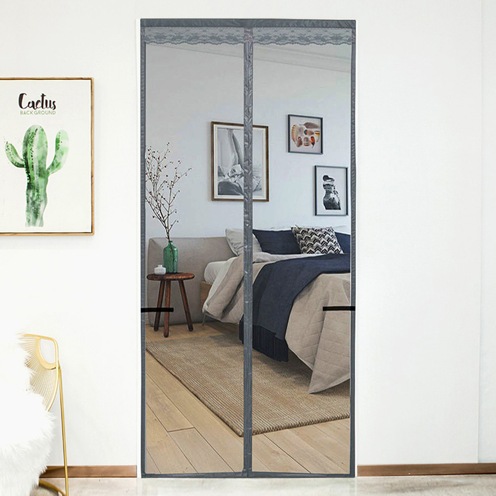 심플 문 모기장(100x210cm)(그레이)방충망 DT1320785 - 상품 이미지