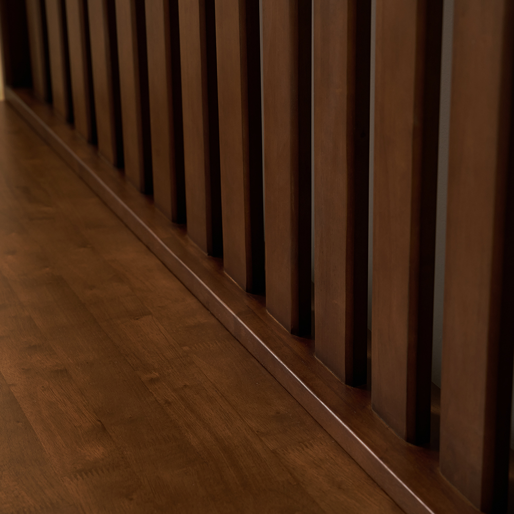 캐논 평상형 통깔판 원목 침대 프레임 퀸 Q