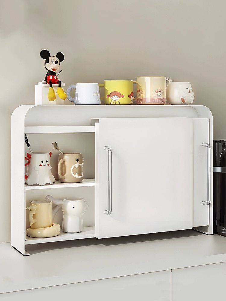 슬림 철제 수납장 슬라이딩 주방 서랍형 베란다 커피 정리장 틈새수납장 - 상세 이미지 2