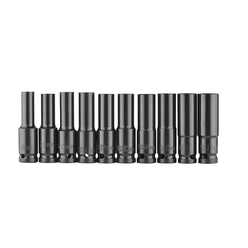 임팩트 롱소켓 비트 10개 세트 8mm-24mm - 메인 이미지