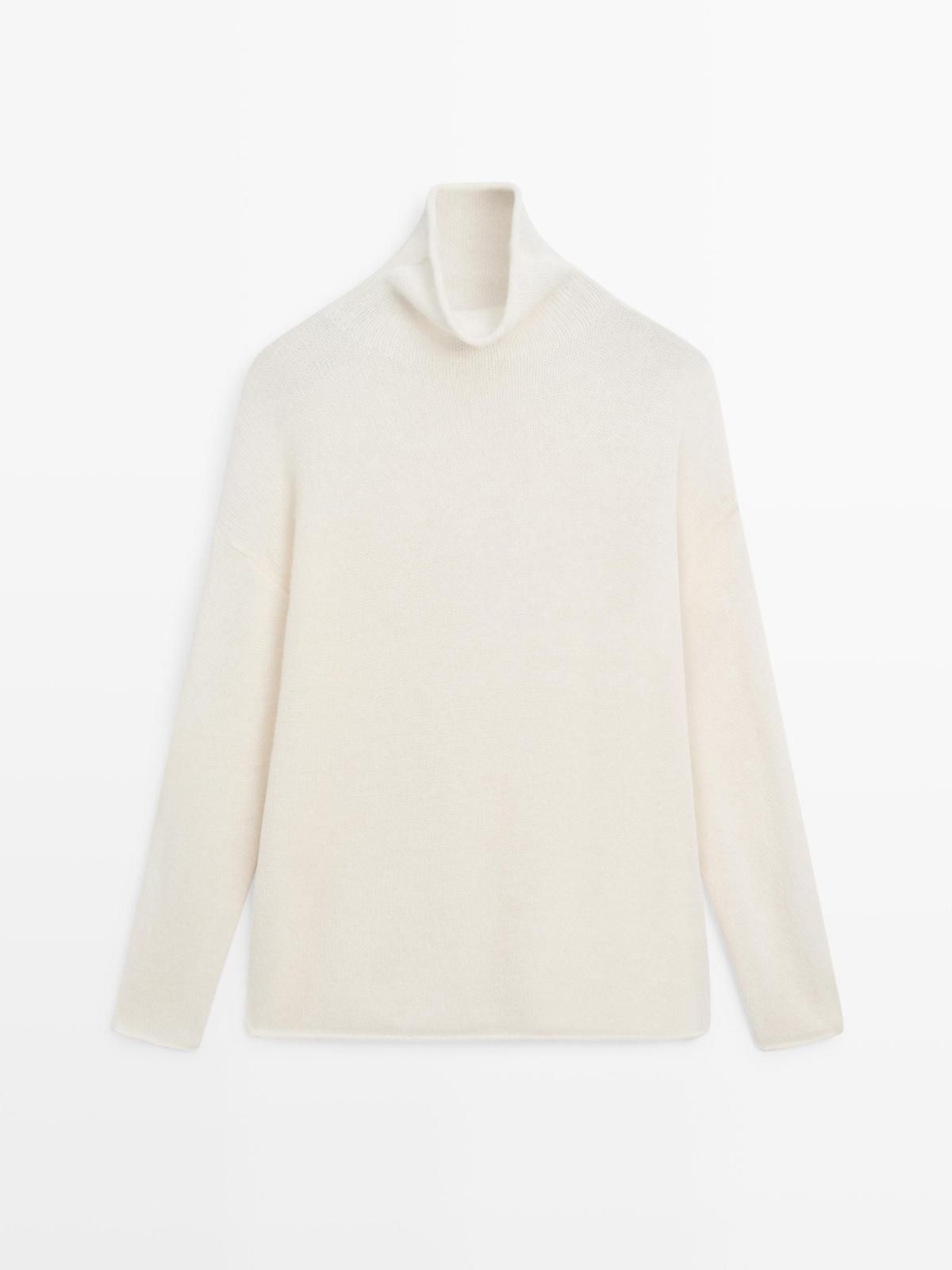 마시모두띠 프리미엄 울 하이넥 니트 스웨터 5627/535 OFF WHITE - 상품 이미지