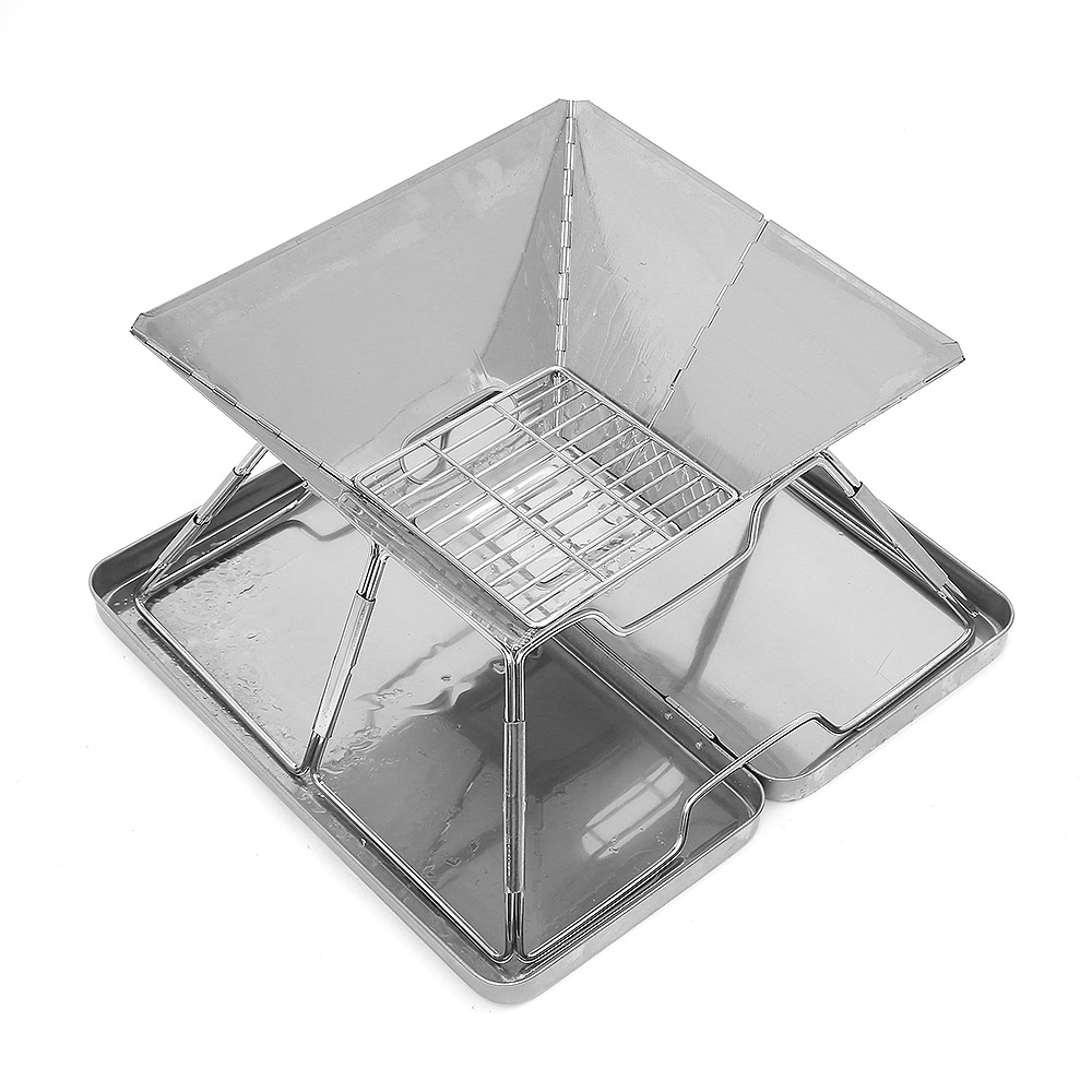 불멍화로대 캠프존 접이식 화로대(39x38cm) 그릴 캠핑바베큐 장작화로대 - 상세 이미지 2