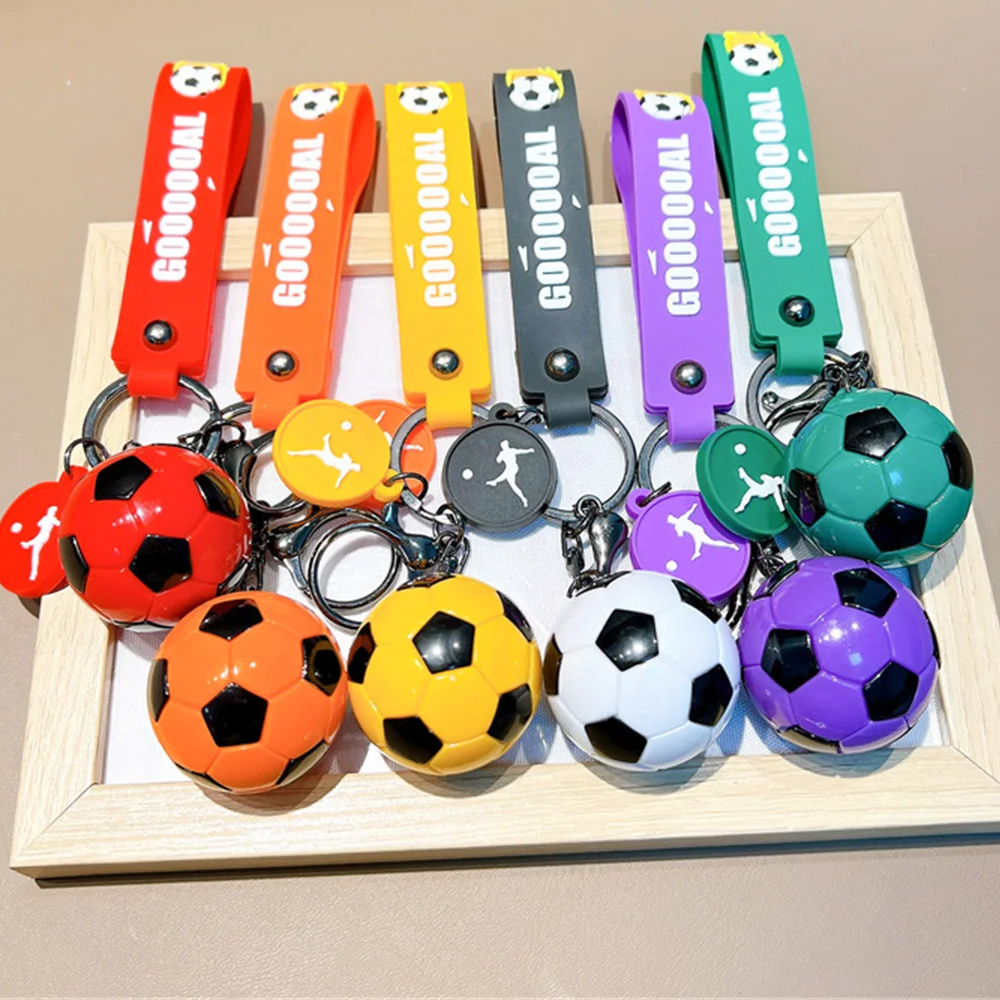 스트랩 축구 키링 축구공 열쇠고리 가방고리 폰키링 축구용품 동호회 LAFC - 상품 이미지
