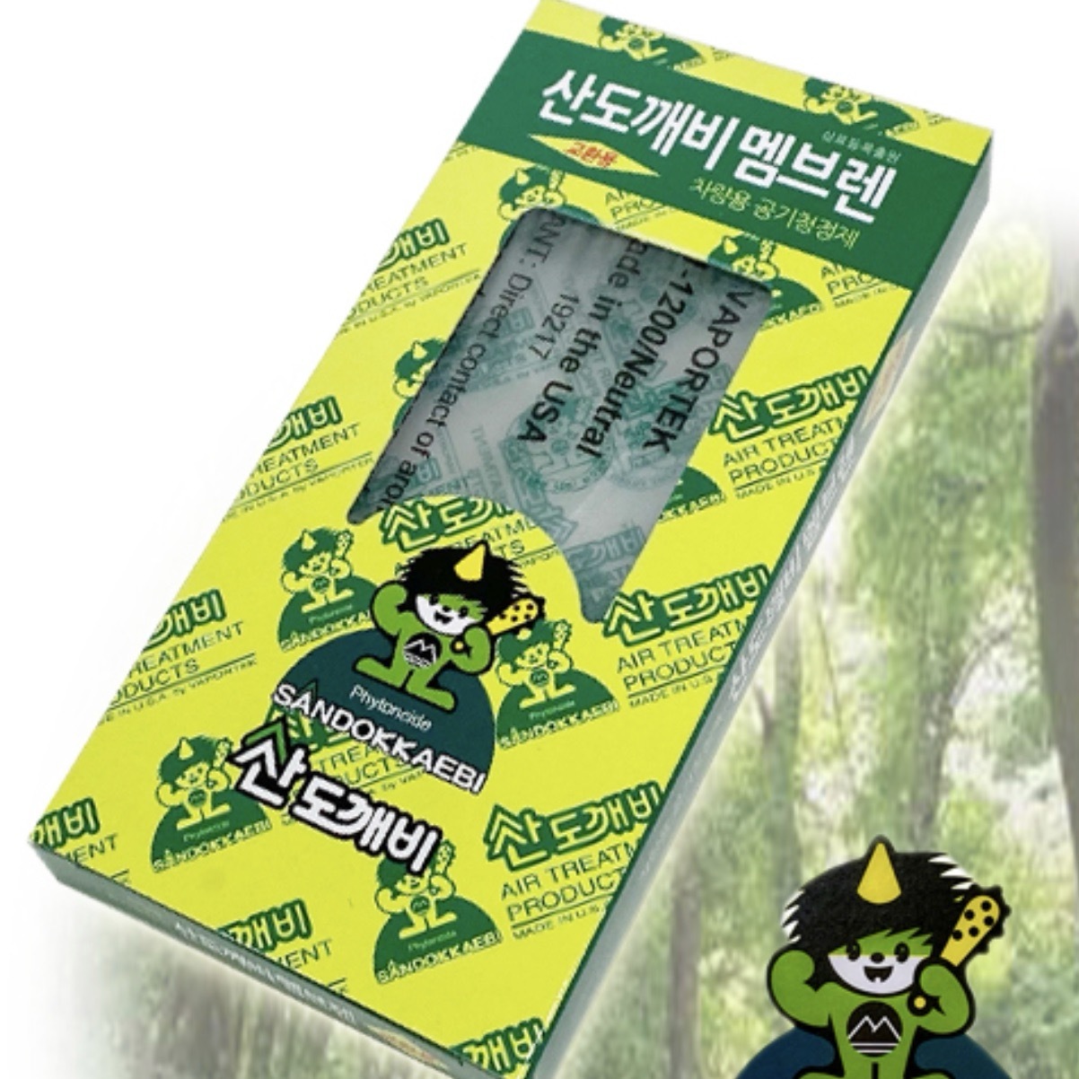 멤브렌탈취제 신발장탈취제 산도깨비 차량탈취제 - 상품 이미지