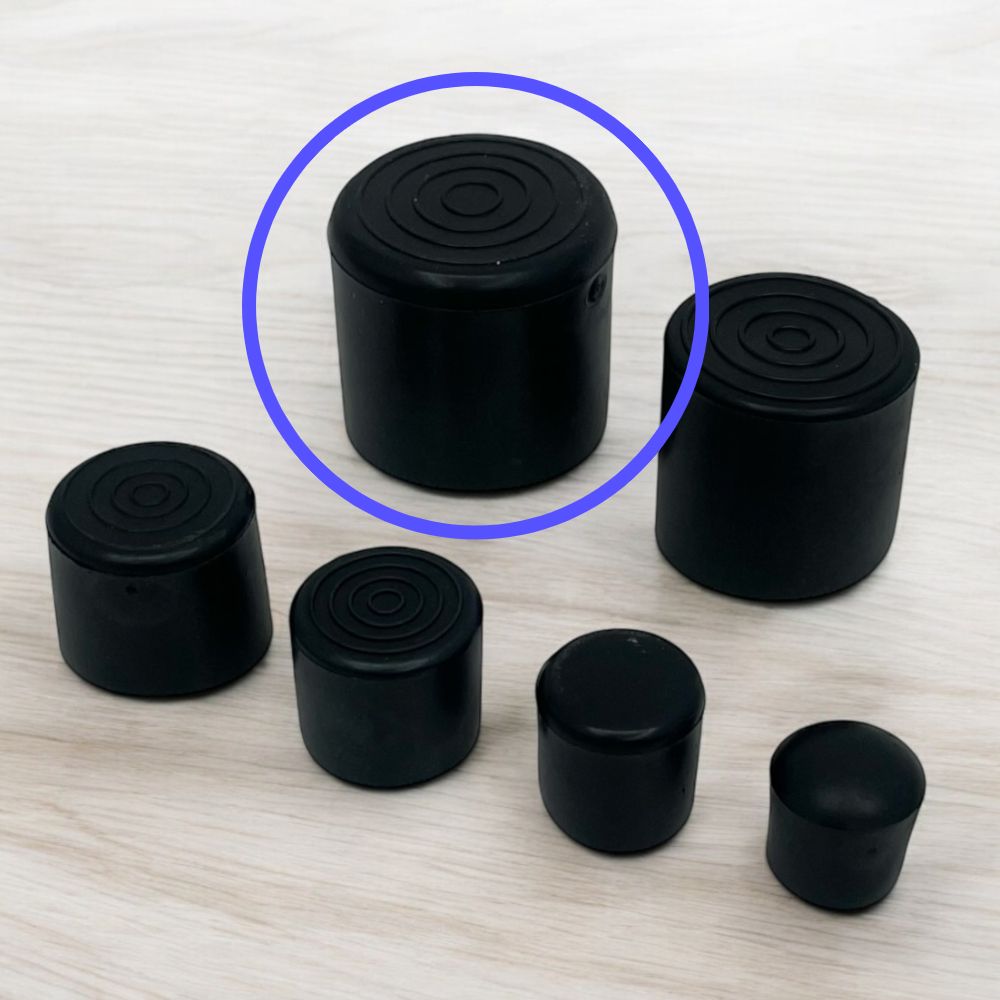 마감캡 파이프 구멍마개 원형 고무마개 38mm 고무캡 - 상품 이미지