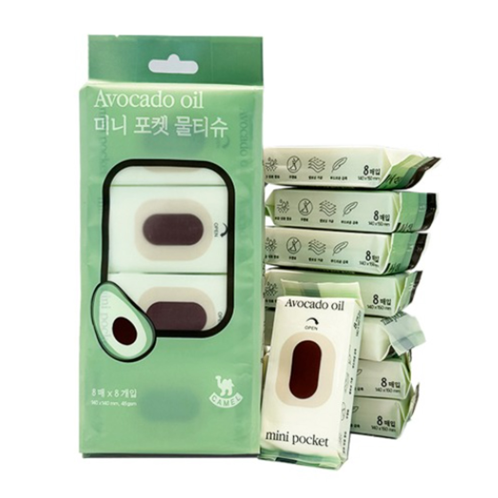 미니 포켓 물티슈 8개입