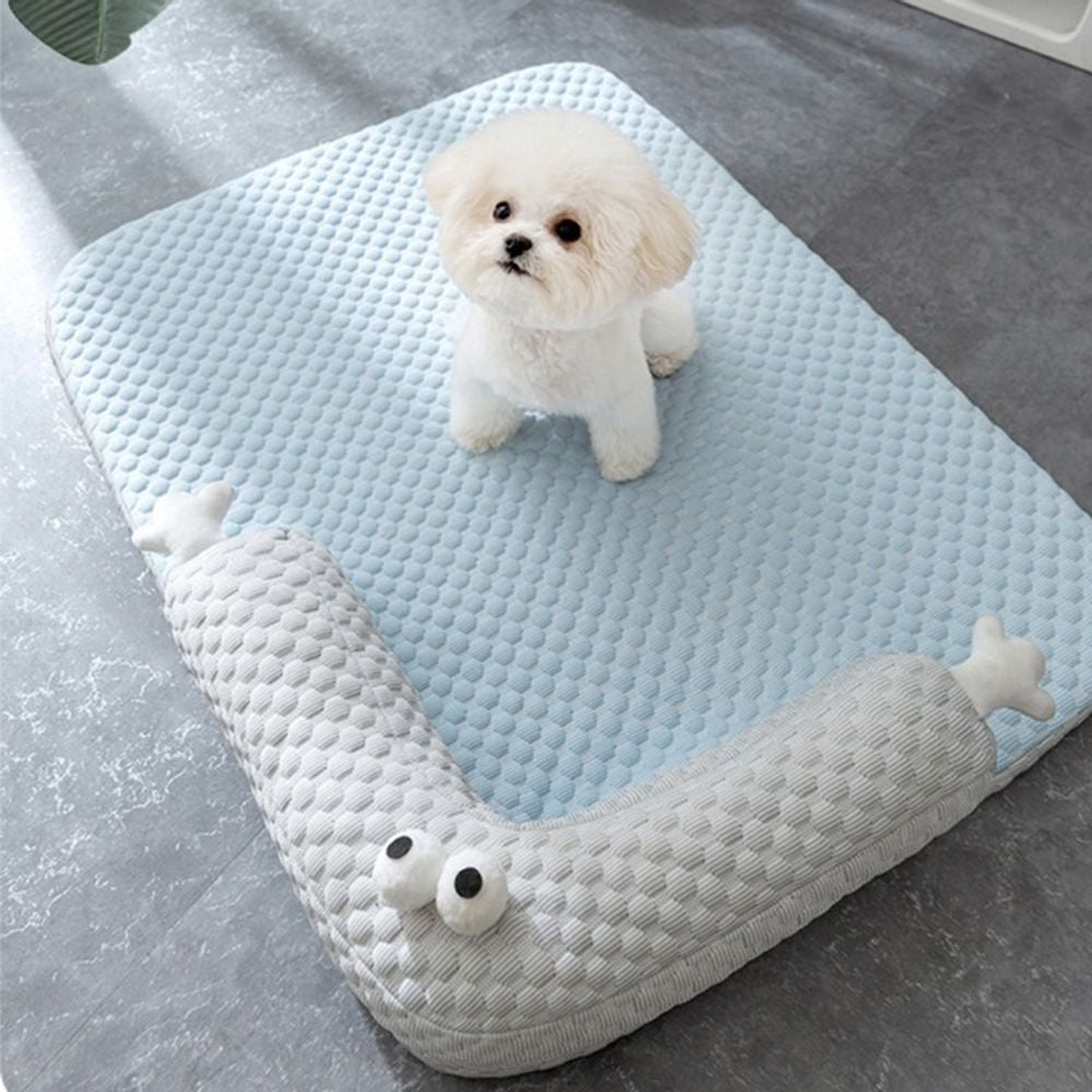 반려동물 여름냉감 쿨매트 강아지 고양이 사각 쿨방석 - 상품 이미지