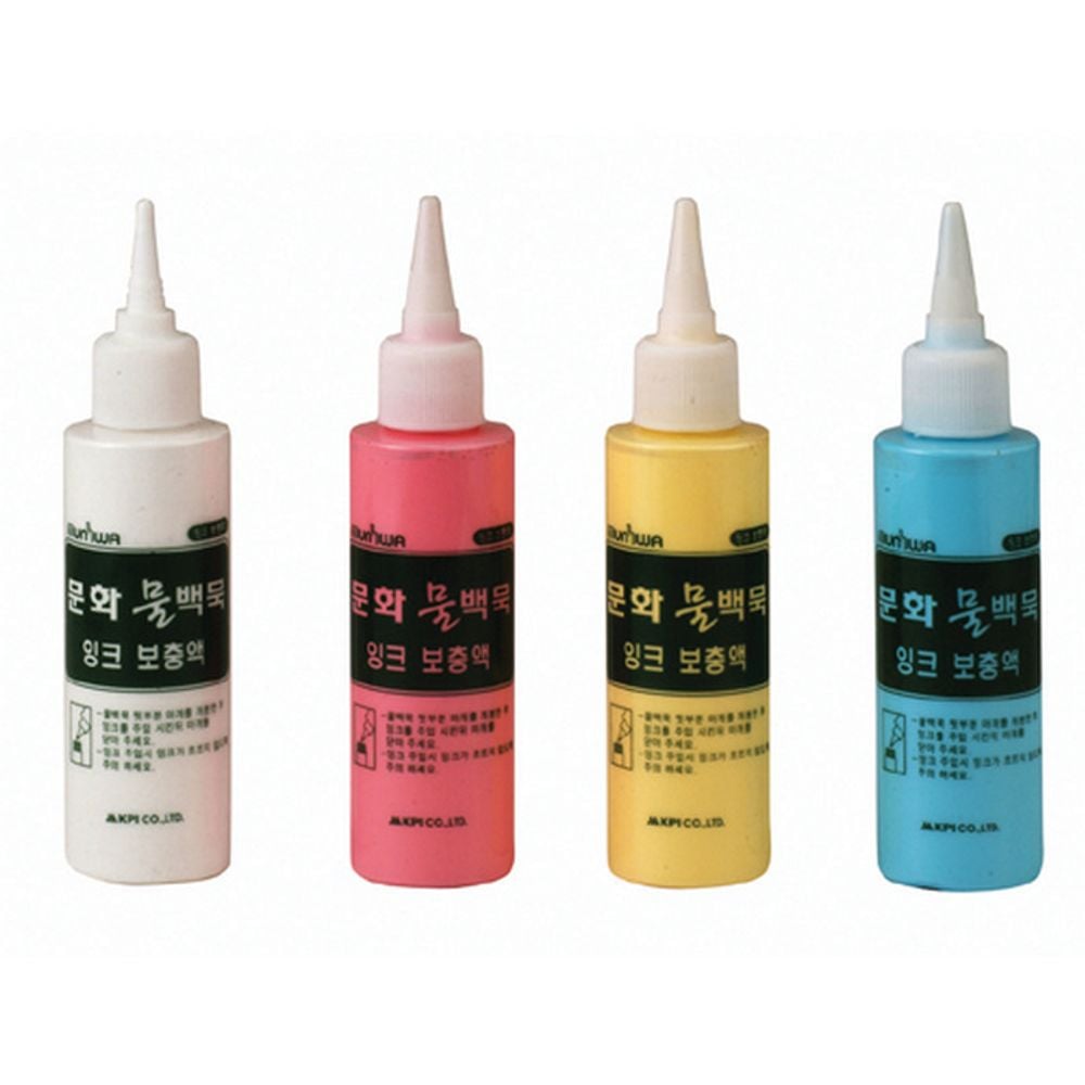 물백묵 리필(백색/100ml/문화) - 상품 이미지