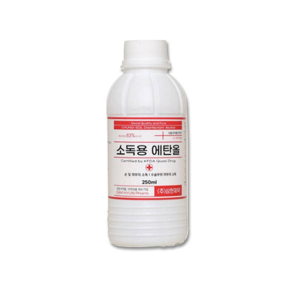 소독용 에탄올 250ml 가정용 살균제 - 상품 이미지