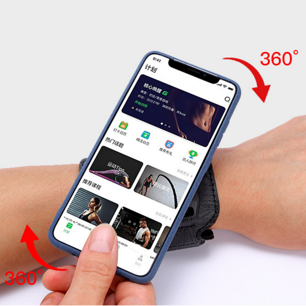 핸드폰 손목거치대 360도 회전 원터치 클립형 휴대폰거치대 - 상세 이미지 2