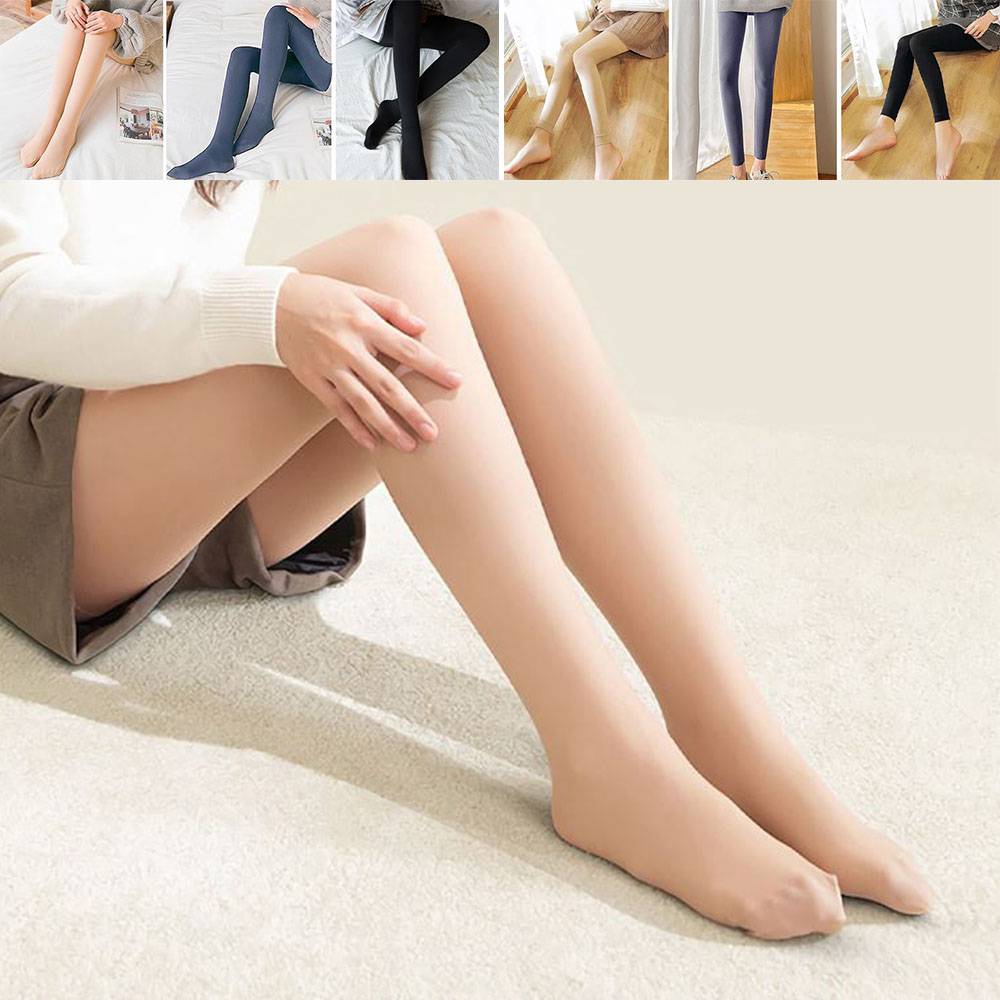 여성 기모 스타킹 따스한 여자 보온 외출 패션 레깅스 - 상품 이미지