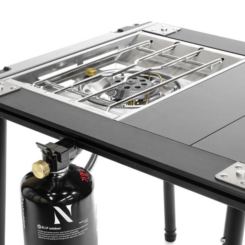 N.I.P 플랫버너 IGT 파워플레이트 원버너 액출 실버