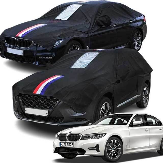 BMW 3시리즈 블랙박스 자동차커버 성에방지 하프커버 2호 - 상품 이미지