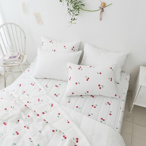 여름 열매 시어서커 BEDCOVER 이불 SS - 메인 이미지