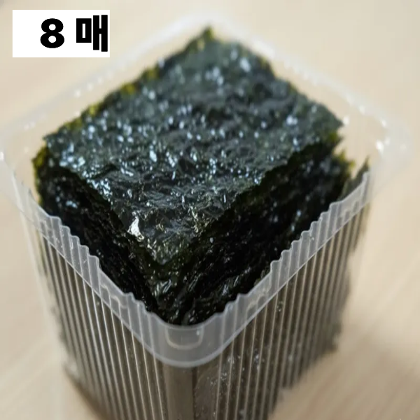 광천해저 광천녹차김 4g 128개 1박스 파래 재래 올리브 도시락김식탁 식당식자재 도매가 - 상세 이미지 3