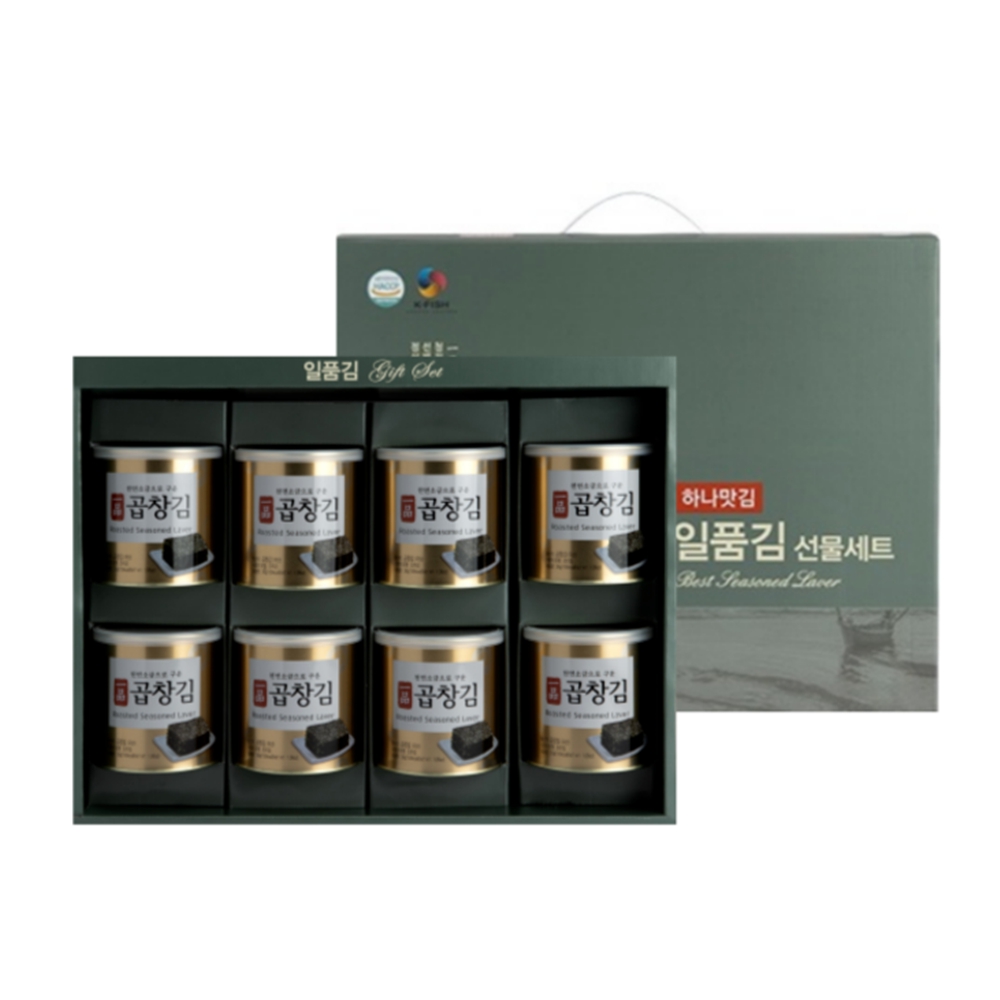 일품 곱창김 30g 8캔 김선물세트 추석선물세트 명절 간편반찬 안주 간편식 - 상세 이미지 2