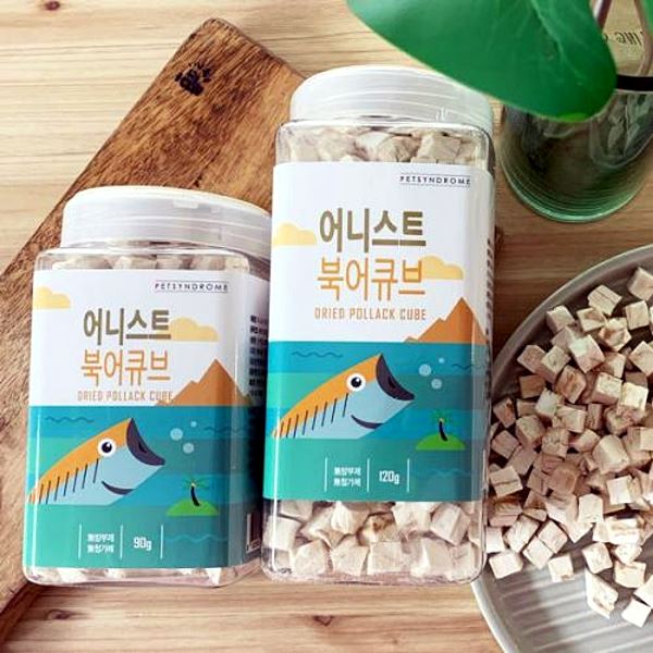 120g 통 어니스트 북어 동결건조간식 건조간식 맛있는간식 애견건식 동결건조 강아지건식 - 상품 이미지
