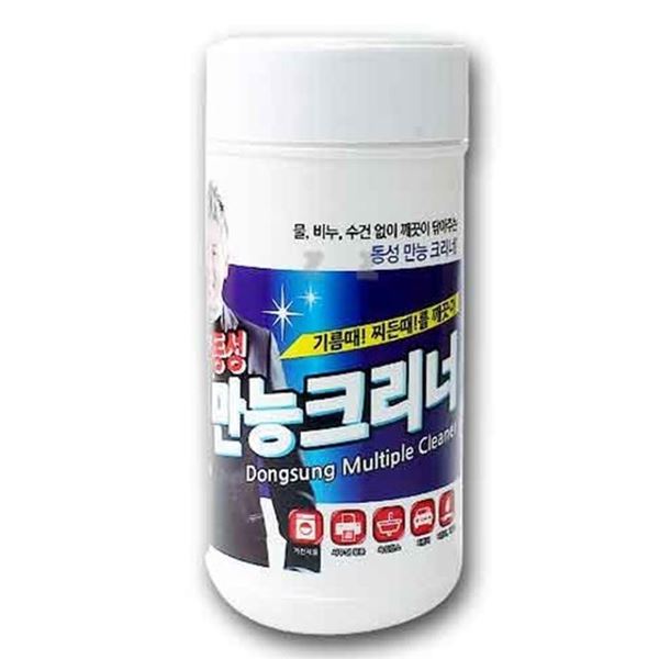 크리너 만능 70매 통 동성 뽑아쓰는 물티슈형 만능크리너 손걸레 청소도구 크리너 물티슈걸레