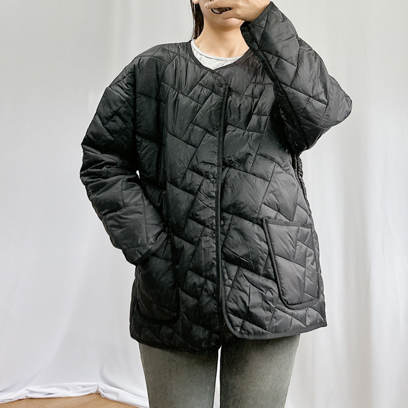 경량 누빔 패딩 자켓 점퍼 깔깔이 ana - 메인 이미지