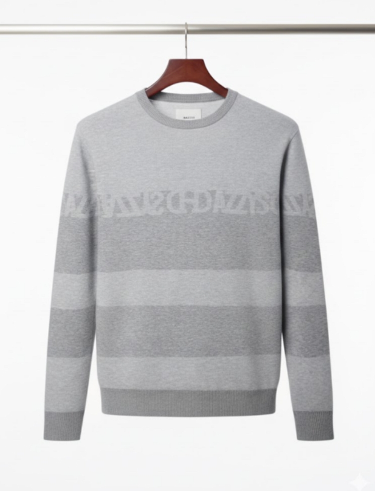 헤지스골프 남성 세련된 패턴 풀오버 필드룩 골프 스웨터 방풍 니트