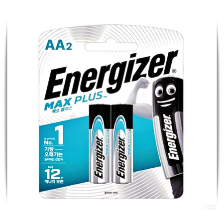 [앤츠런협력사]에너자이저 맥스 플러스 AA 2개입 강력배터리 알카라인 고출력 12개 앤츠런3