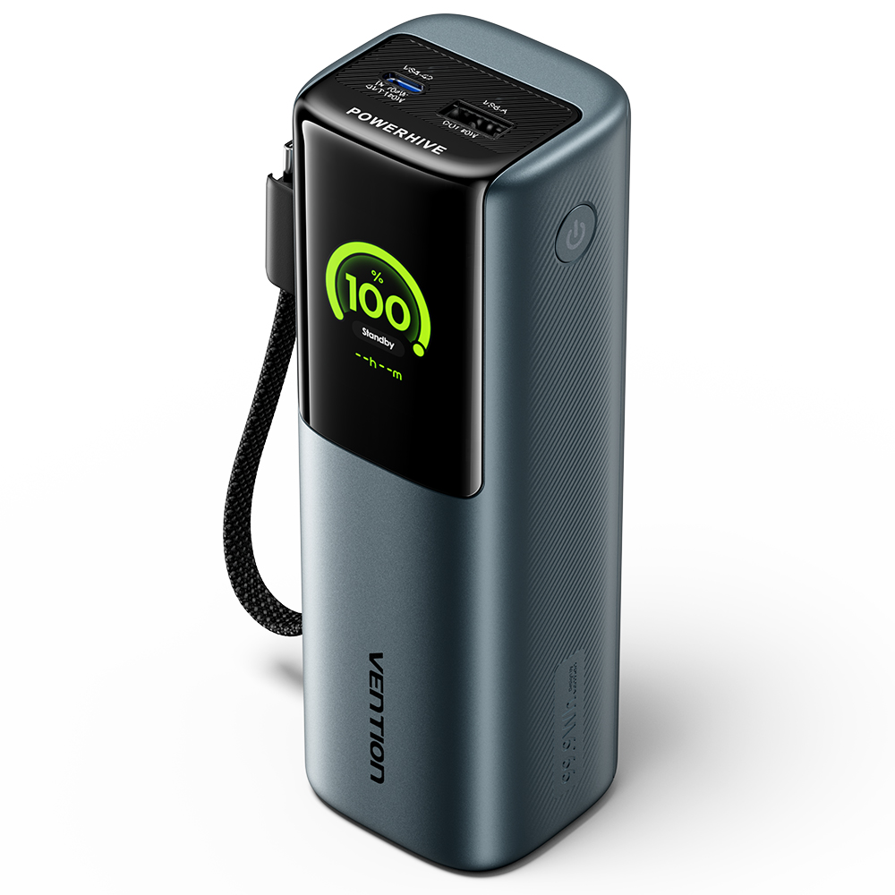 벤션 POWERHIVE PD PPS 노트북 고속충전 대용량 보조배터리 200W 27000mAh PD3.1 140W 지원 FKG - 상세 이미지 2