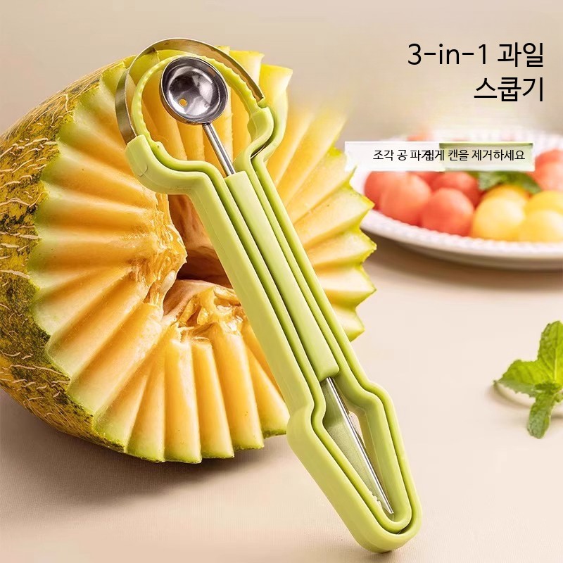 과일슬라이서 과일심제거기 수박 과육 추출기 커터 화채 - 상세 이미지 2