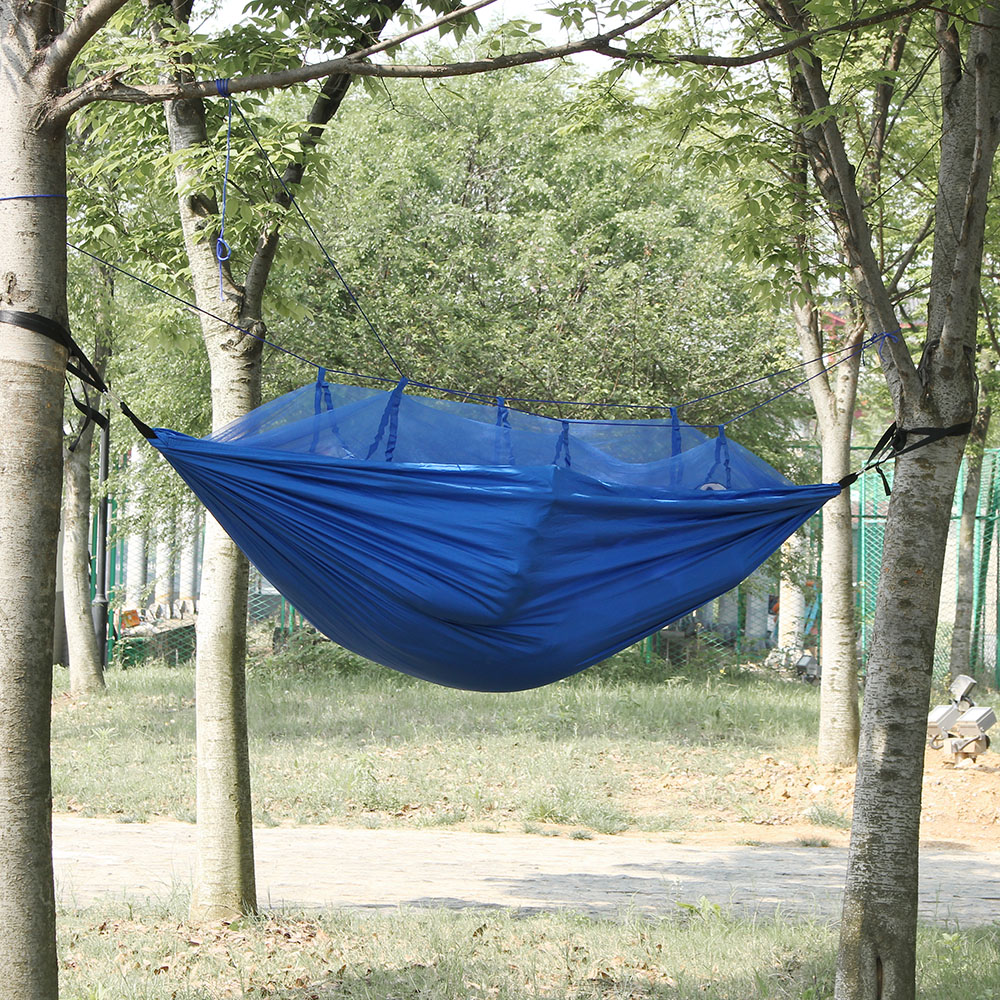 캠핑해먹 공중쉘터 캠핑 모기장 해먹(블루) 경량 해먹침대 야외침대 - 상세 이미지 3