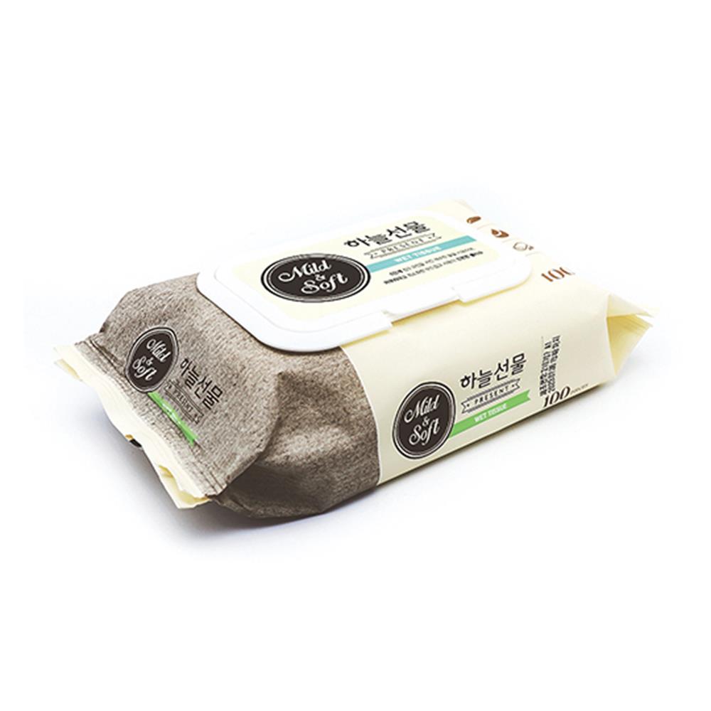 부드럽고 사용간편한 물티슈 100매 캡형 285g - 상세 이미지 2