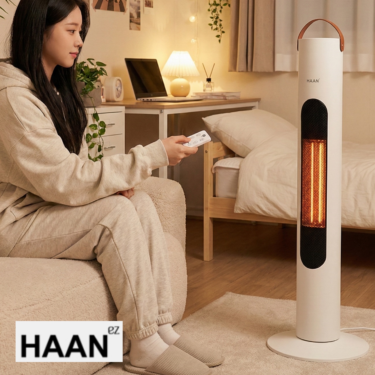 한경희 거실용 온풍기 스마트 온풍기 소형 히터 사무실 업소용 난방기