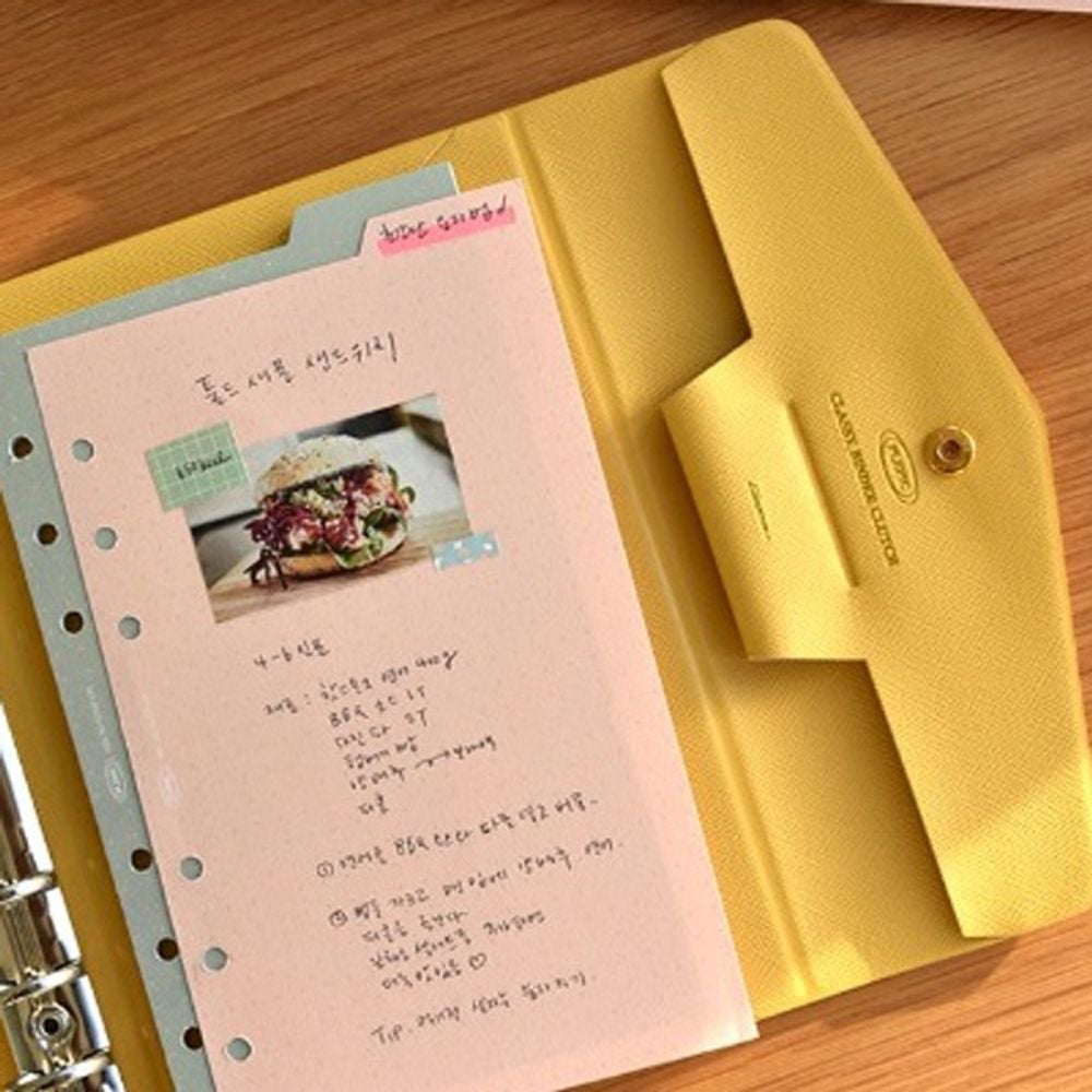 A6다이어리커버 1P 6공 바인더 플래너 스케줄러 일기 - 상품 이미지