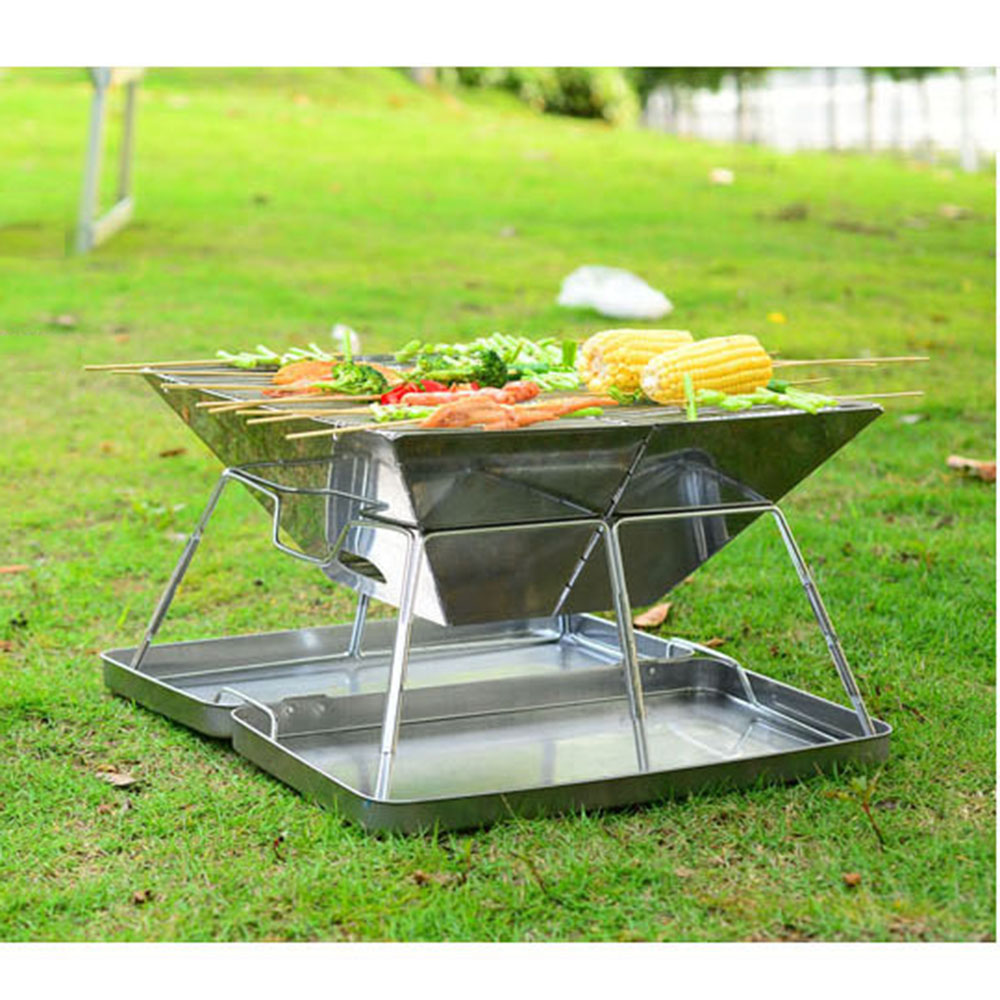 불멍화로대 캠프존 접이식 화로대(39x38cm) 그릴 캠핑바베큐 장작화로대 - 메인 이미지