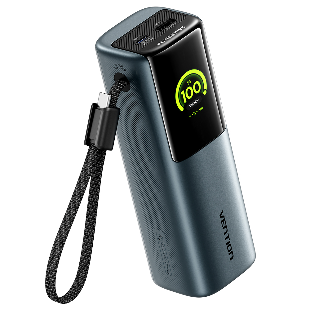 벤션 POWERHIVE PD PPS 노트북 고속충전 대용량 보조배터리 200W 27000mAh PD3.1 140W 지원 FKG - 상품 이미지