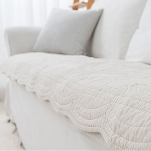 3단 워싱 쇼파 BEDCOVER 에바 패드 순면 - 메인 이미지