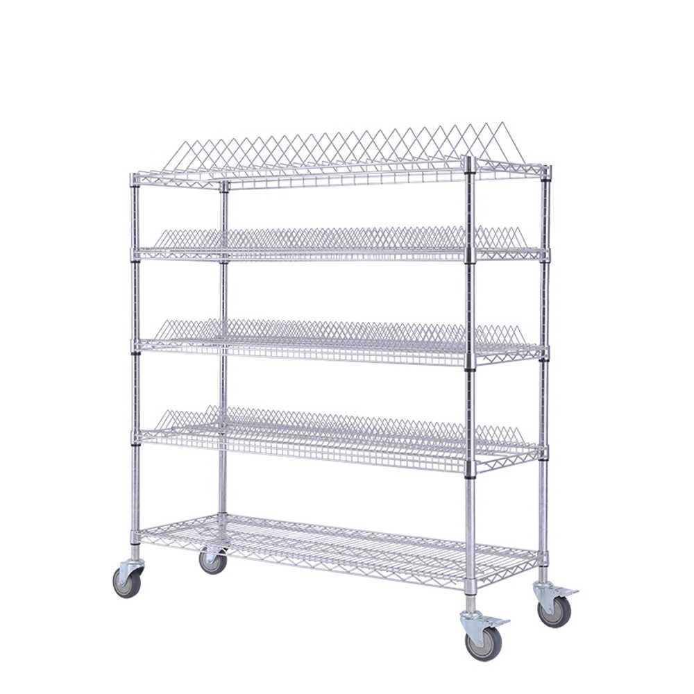 업소용 식기건조대 접시랙 판 재료 매쉬 철제 대형 90x45x104cm 2단 - 상세 이미지 5