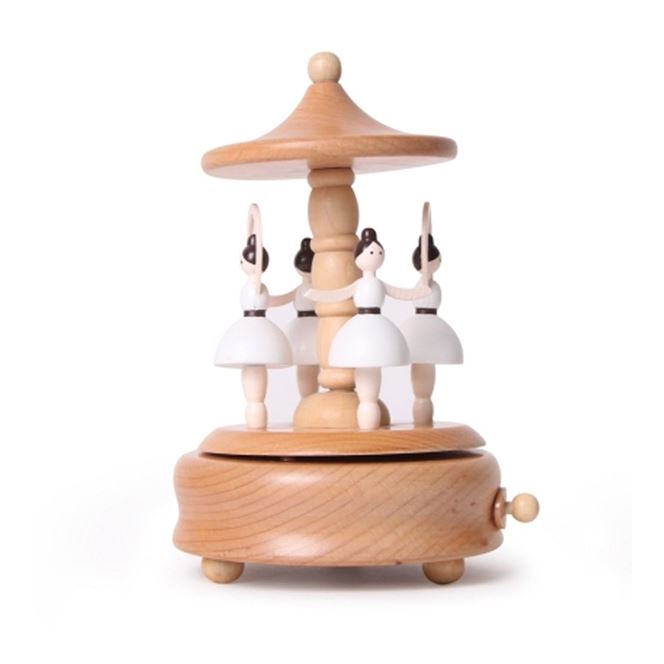 우드 거치대 접이식 원목 6구 포도주 와인렉 나무 원목오르골 태엽오르골 나무오르골 오르골 - 상품 이미지