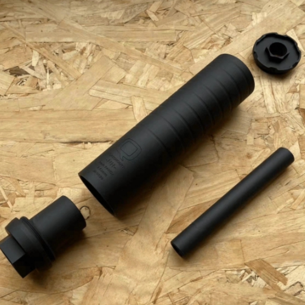 Q 트레쉬 판다 소음기 체리밤 소염기 14mm 역나사 총구 - 상품 이미지