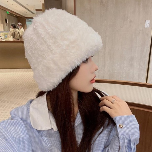 털 모자 2col 여성 여성털모자 여성비니 여성모자 털모자 비니모자 여자모자 겨울모자여성 - 메인 이미지