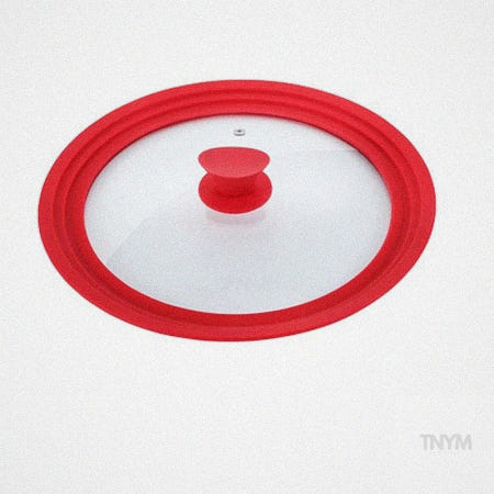 [TNYM협력사]PN풍년 실리콘 멀티뚜껑 레드 26-30cm 기름튀김방지덮개 기름방지판 다용도덮개