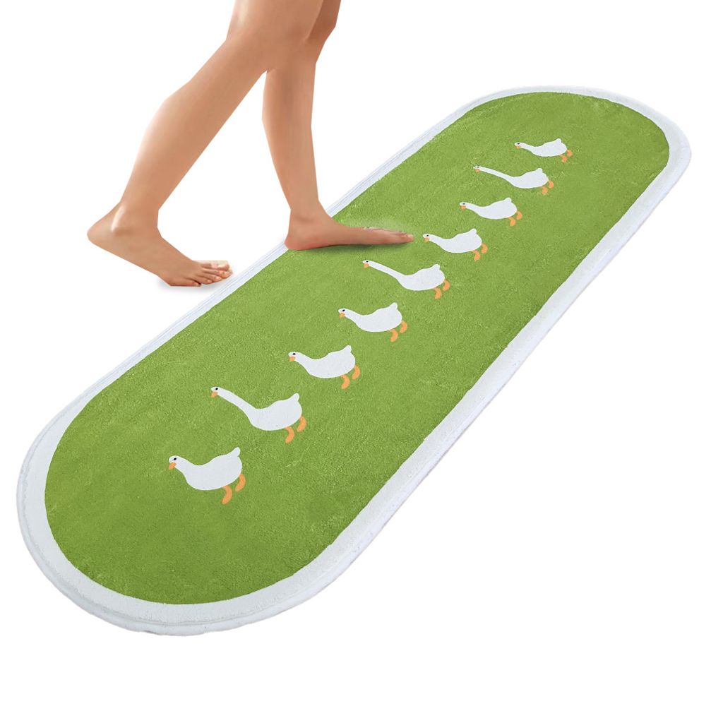 오리가족 대형 극세사 발매트 욕실매트 침실 거실 - 상품 이미지
