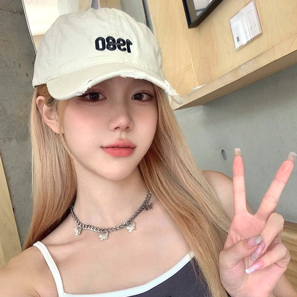 줄리아 크림 캡모자형 긴생머리 가발 SD-1003689 - 상품 이미지