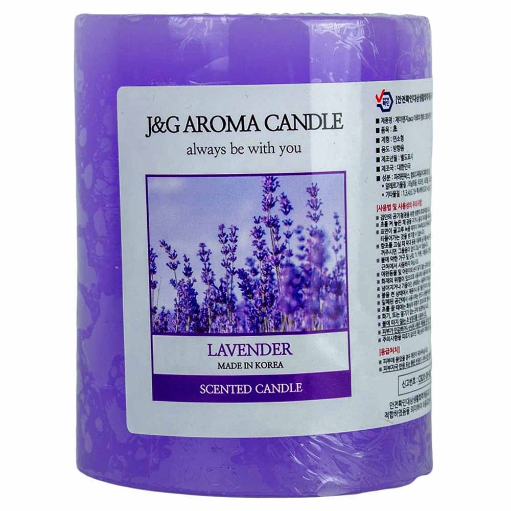 제이앤지 아로마 향초 3호 400g-라벤더 - 상품 이미지