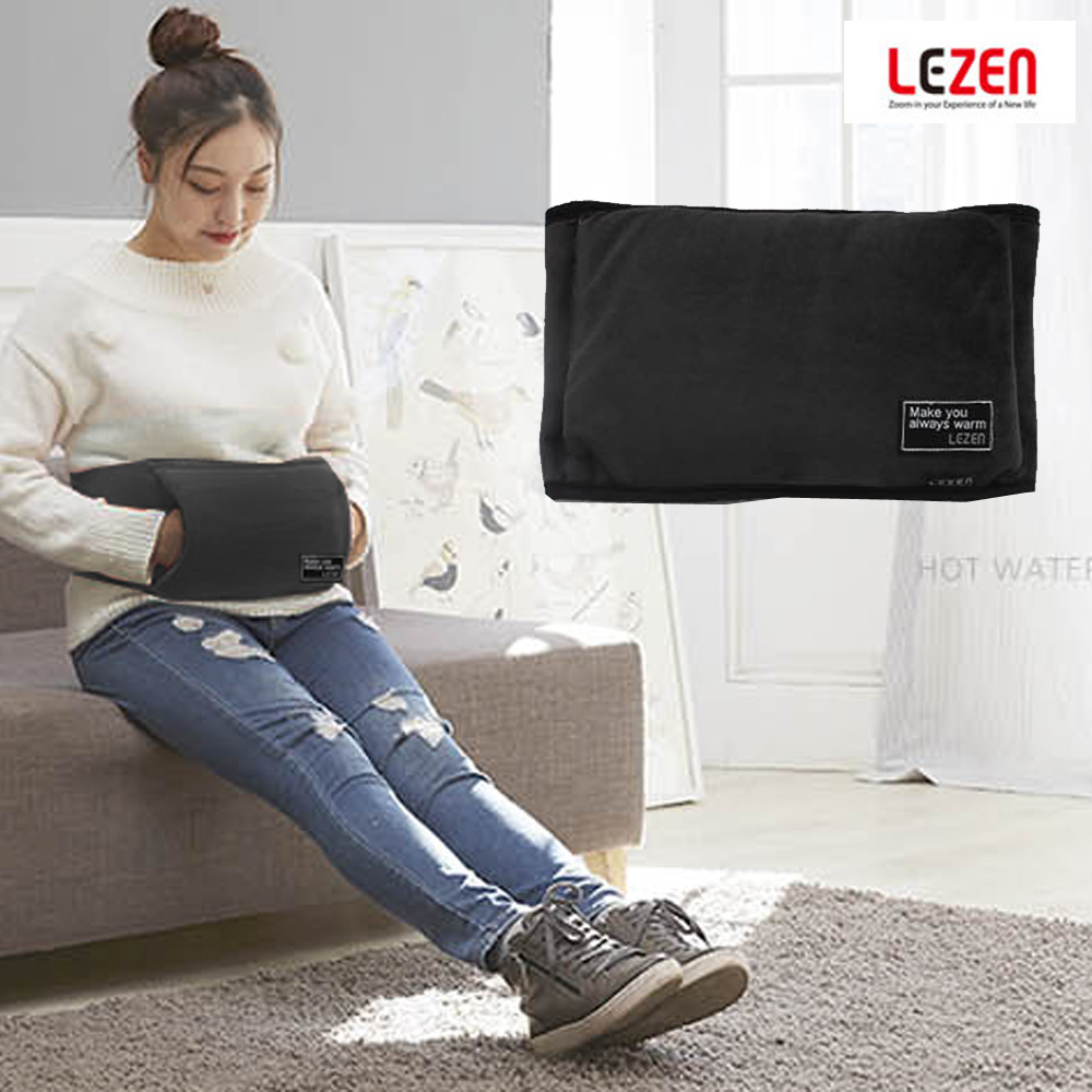 르젠100LARGE 충전식 온수찜질기 블랙 - 메인 이미지