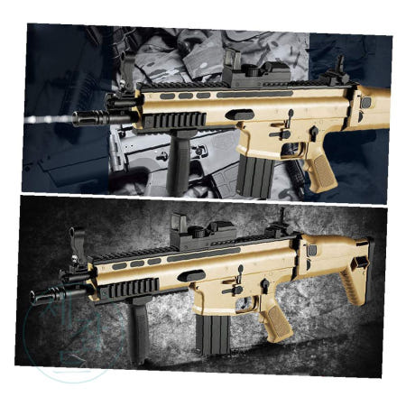 을지 전동 서바이벌총 FN SCAR-L CQC Tan 배그총장난감
